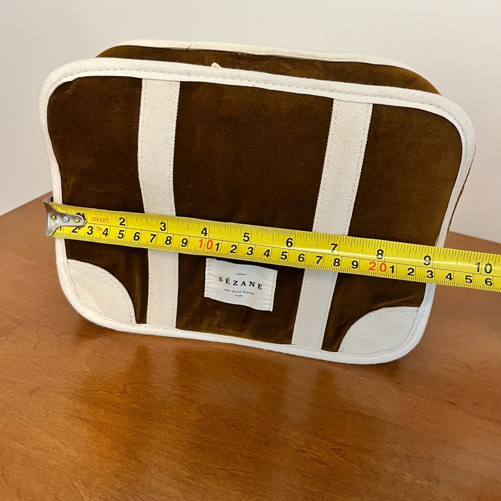 Sezane Brown and Cream Travel Bag - Picture 7 of 12